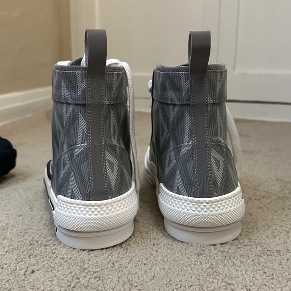 DIOR Men's B23 High-Top Sneakers CD Diamond Coated Canvas - Picture 4 of 9